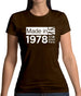 Made In 1978 All British Parts Crown Womens T-Shirt
