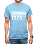 Made In 1978 All British Parts Crown Mens T-Shirt