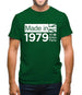 Made In 1979 All British Parts Crown Mens T-Shirt