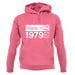 Made In 1979 All British Parts Crown unisex hoodie