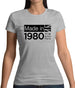 Made In 1980 All British Parts Crown Womens T-Shirt