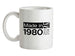 Made In 1980 All British Parts Crown Ceramic Mug
