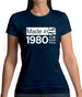 Made In 1980 All British Parts Crown Womens T-Shirt