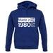 Made In 1980 All British Parts Crown unisex hoodie