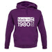 Made In 1980 All British Parts Crown unisex hoodie