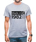 Made In 1982 All British Parts Crown Mens T-Shirt