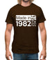 Made In 1982 All British Parts Crown Mens T-Shirt