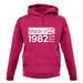 Made In 1982 All British Parts Crown unisex hoodie