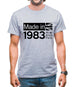 Made In 1983 All British Parts Crown Mens T-Shirt