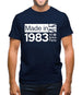 Made In 1983 All British Parts Crown Mens T-Shirt