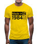 Made In 1984 All British Parts Crown Mens T-Shirt