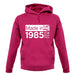 Made In 1985 All British Parts Crown unisex hoodie
