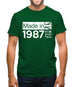 Made In 1987 All British Parts Crown Mens T-Shirt