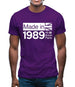 Made In 1989 All British Parts Crown Mens T-Shirt