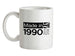 Made In 1990 All British Parts Crown Ceramic Mug