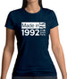 Made In 1992 All British Parts Crown Womens T-Shirt