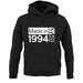 Made In 1994 All British Parts Crown unisex hoodie