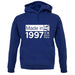 Made In 1997 All British Parts Crown unisex hoodie