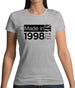 Made In 1998 All British Parts Crown Womens T-Shirt