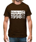 Made In 1998 All British Parts Crown Mens T-Shirt
