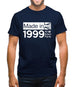 Made In 1999 All British Parts Crown Mens T-Shirt