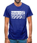 Made In 1999 All British Parts Crown Mens T-Shirt