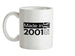 Made In 2001 All British Parts Crown Ceramic Mug