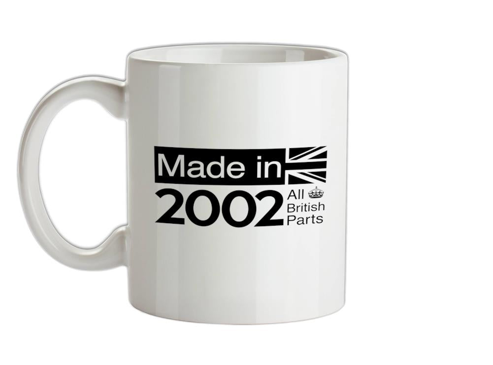 Made In 2002 All British Parts Crown Ceramic Mug