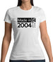 Made In 2004 All British Parts Crown Womens T-Shirt