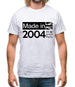 Made In 2004 All British Parts Crown Mens T-Shirt