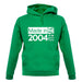 Made In 2004 All British Parts Crown unisex hoodie
