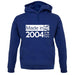 Made In 2004 All British Parts Crown unisex hoodie