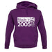 Made In 2005 All British Parts Crown unisex hoodie