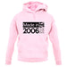 Made In 2006 All British Parts Crown unisex hoodie