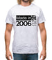 Made In 2006 All British Parts Crown Mens T-Shirt