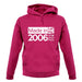 Made In 2006 All British Parts Crown unisex hoodie