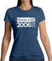 Made In 2006 All British Parts Crown Womens T-Shirt
