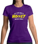 All I Care About Is Hockey Womens T-Shirt