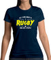 All I Care About Is Rugby Womens T-Shirt