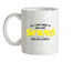 All I Care About Is Skiing Ceramic Mug