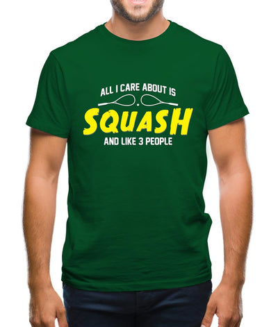 All I Care About Is Squash Mens T-Shirt