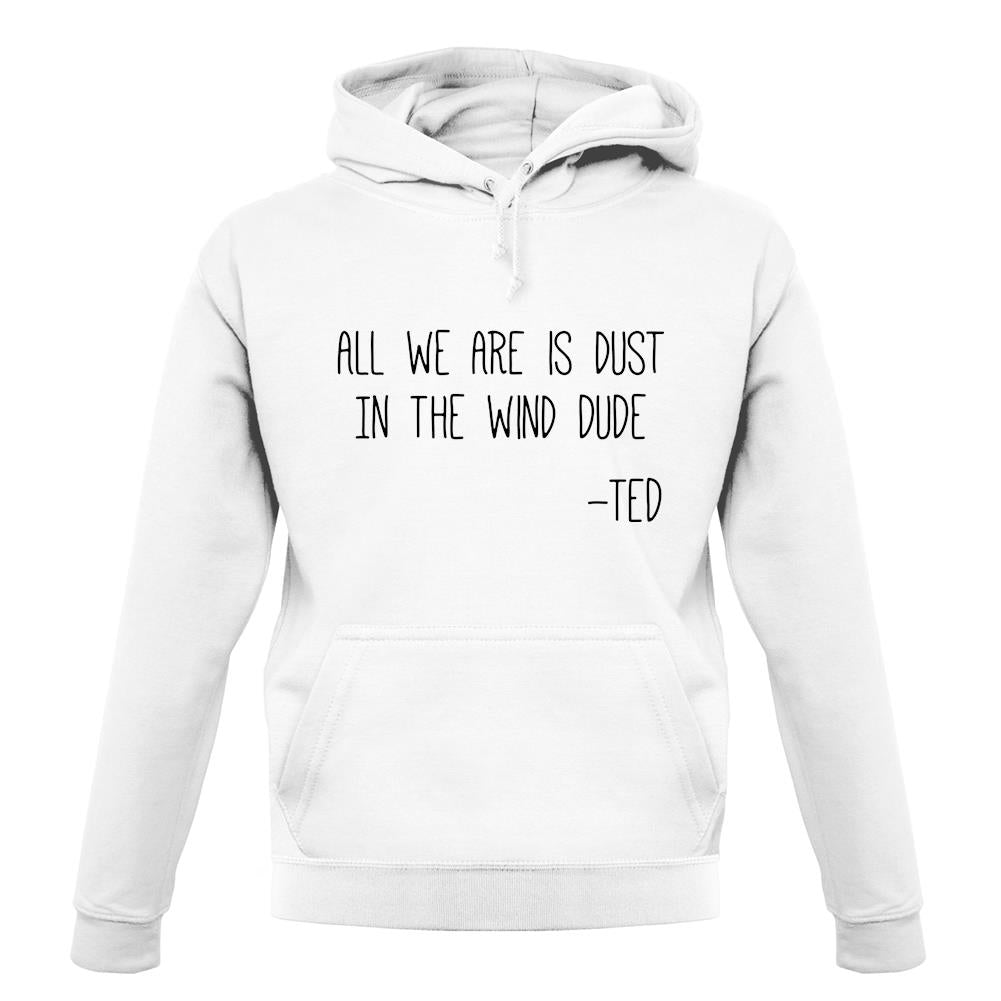 All We Are Is Dust In The Wind Dude unisex hoodie