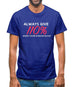 Always Give 110 Percent Mens T-Shirt