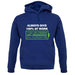 Always Give 100% At Work unisex hoodie