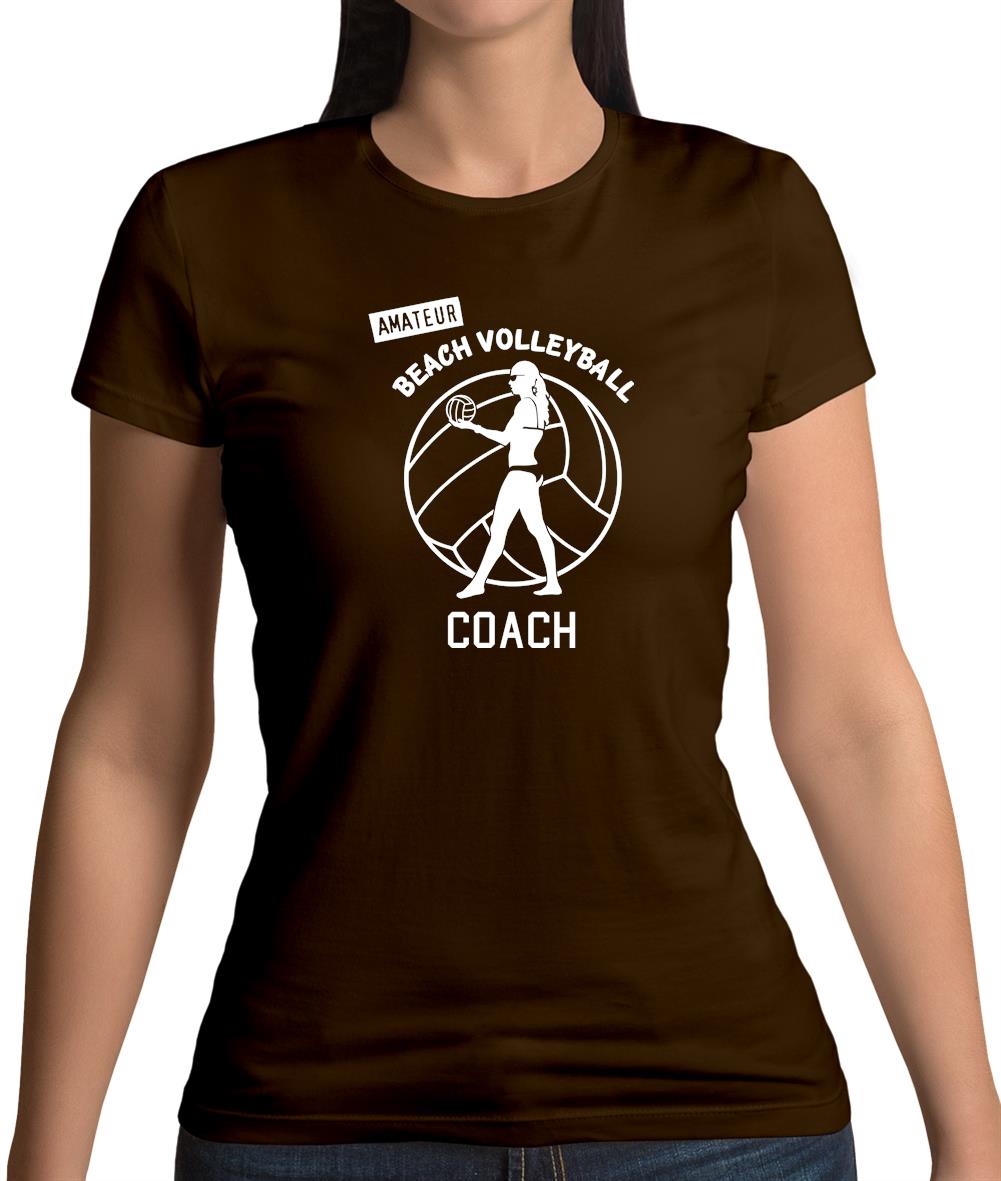 Amateur Beach Volleyball Coach Womens T-Shirt