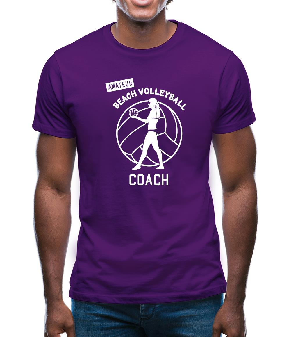 Amateur Beach Volleyball Coach Mens T-Shirt
