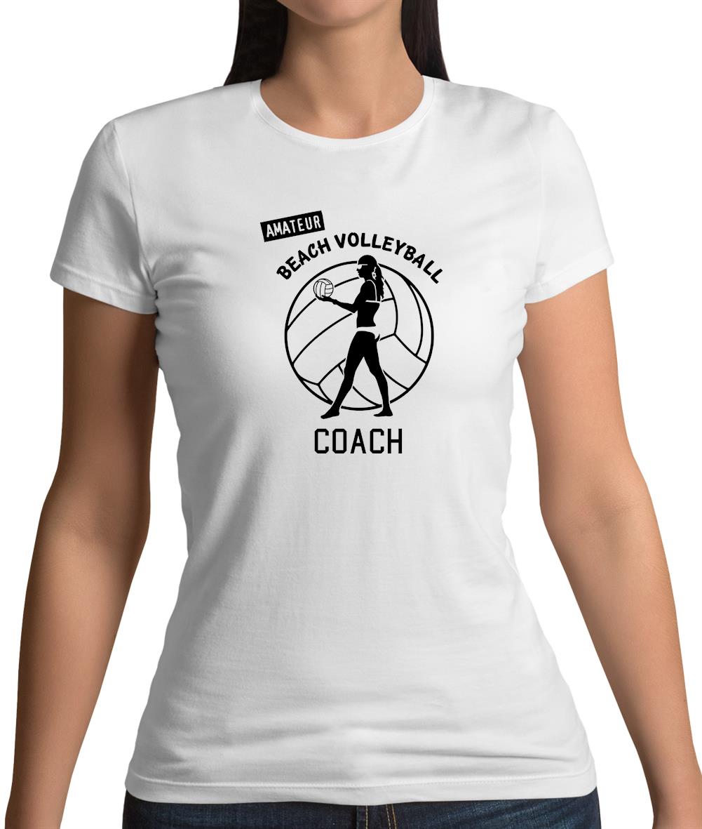 Amateur Beach Volleyball Coach Womens T-Shirt