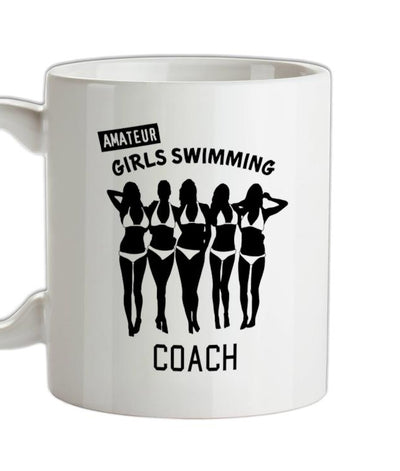 Amateur Girls Swimming Coach Ceramic Mug
