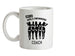 Amateur Girls Swimming Coach Ceramic Mug