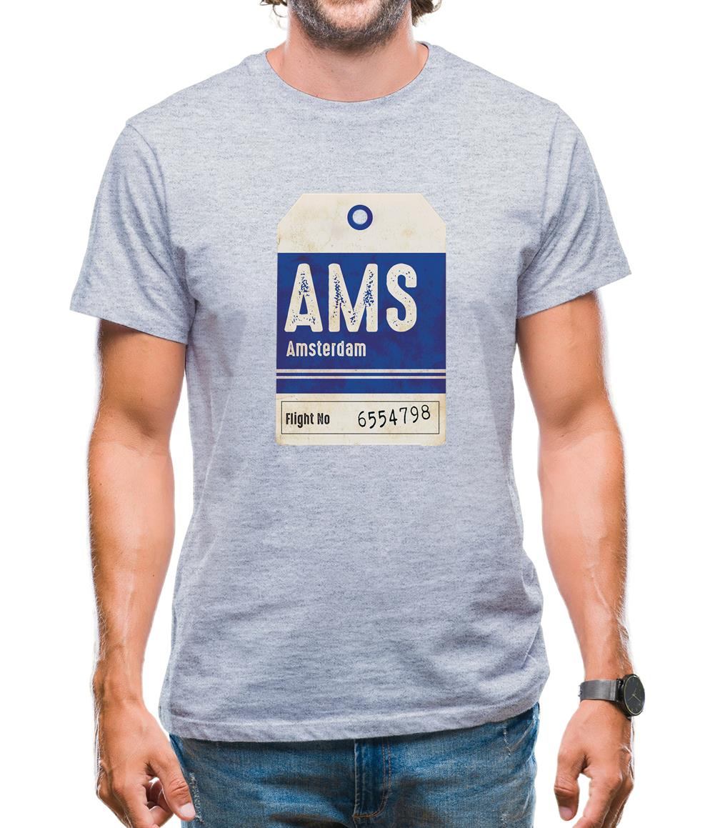 Amsterdam Tag Mens T-Shirt